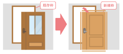 ドア交換(カバー工法)