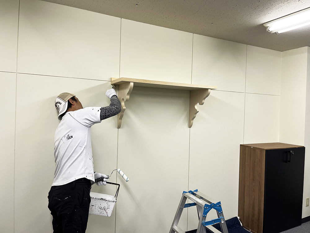 施工中・塗装工事