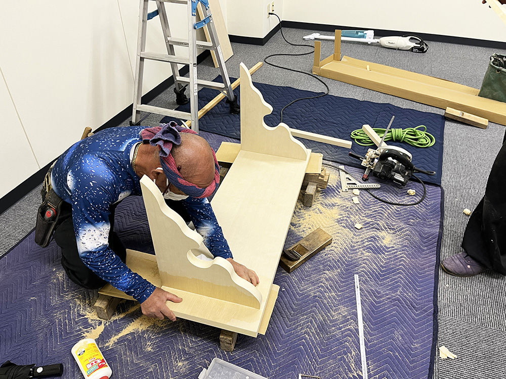 施工中・塗装工事