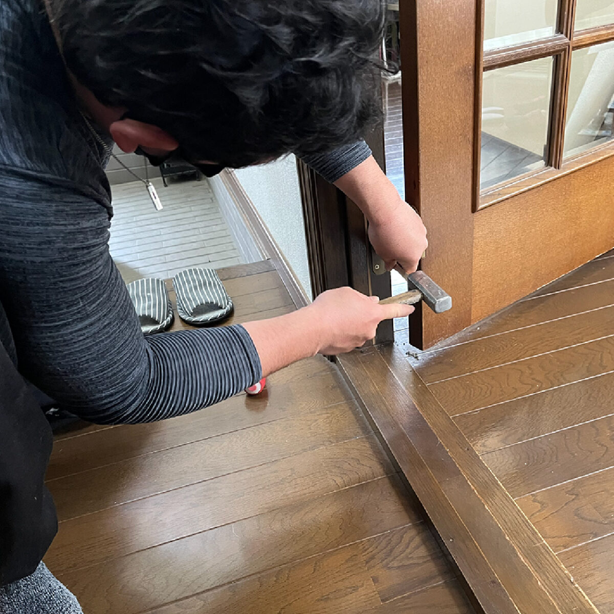 内装ドア建付け直し工事
