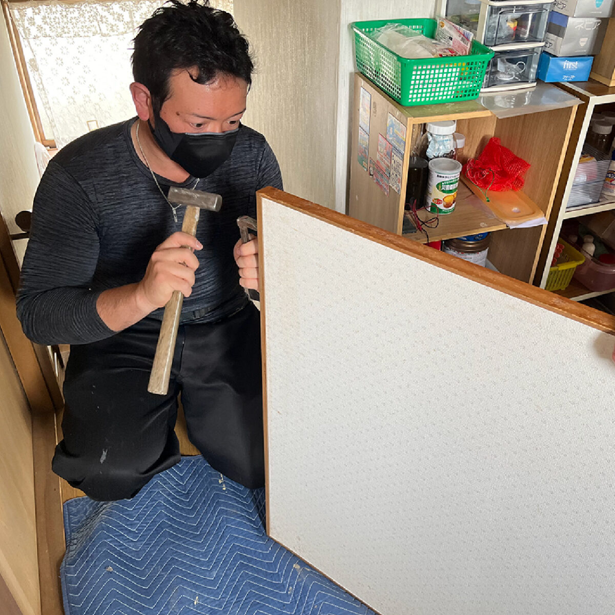 建具戸車交換工事