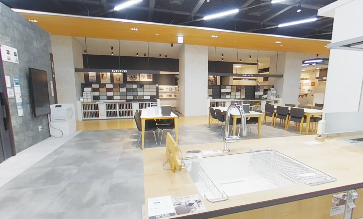 LIXIL仙台ショールーム 1F の会場の様子